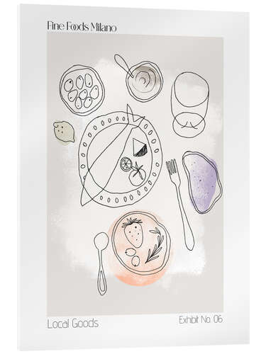 Acrylic print Fine Foods Milano