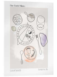 Acrylic print Fine Foods Milano - treechild