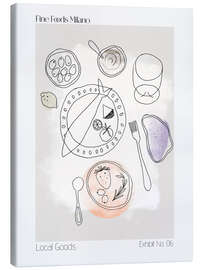 Canvas print Fine Foods Milano - treechild