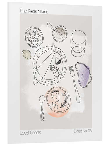 Foam board print Fine Foods Milano