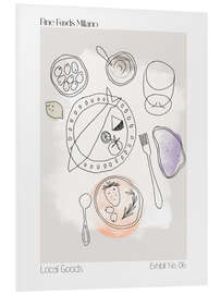 Foam board print Fine Foods Milano - treechild