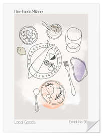 Wall sticker Fine Foods Milano - treechild