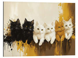 Alubild Schnurrhaare des Lichts - DejaReve