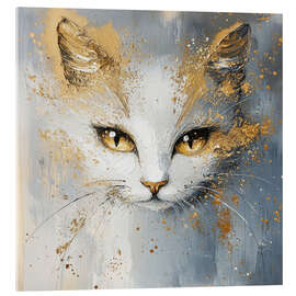 Tableau en verre acrylique White Gold - DejaReve