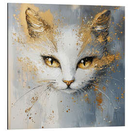 Magnettafel Weißgold