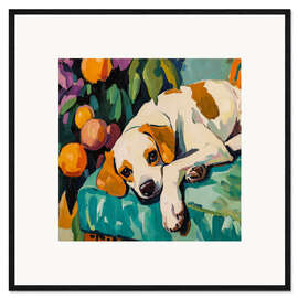 Framed art print Lazy mood - DejaReve