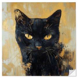 Wandsticker Black Gold