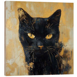 Holzbild Black Gold - DejaReve