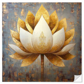 Muursticker Harmony of the Sacred Bloom