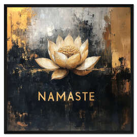 Gerahmter Kunstdruck Namaste - DejaReve