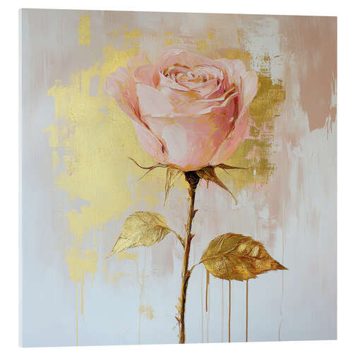Acrylglasbild Die Rose des Alchimisten