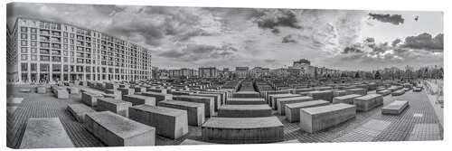 Tableau sur toile Holocaust Memorial in Berlin