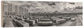 Quadro de madeira Holocaust Memorial in Berlin - HADYPHOTO