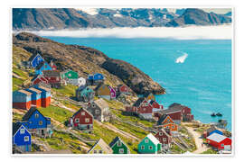 Taulu The colourful village of Kangaamiut in Greenland - Chiara Salvadori