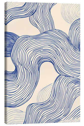 Canvas print Flowing Line Art Pattern