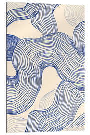 Gallery Print Fließendes Linienkunstmuster