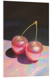 Acrylic print Disco Cherries
