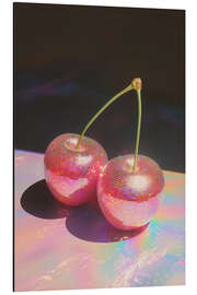 Print på aluminium Disco Cherries