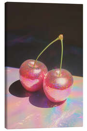 Canvastavla Disco Cherries