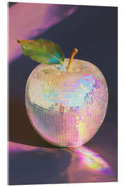 Acrylic print Disco Apple