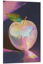 Hartschaumbild Disco-Apfel