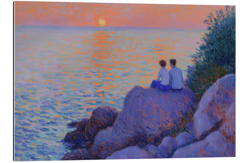 Galleritryck Evening Light by the Sea