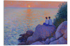 Galleritryck Evening Light by the Sea