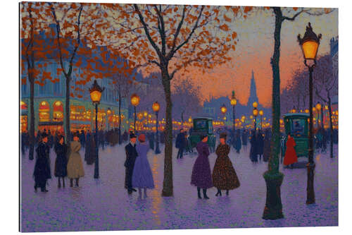 Galleritryck Evening Lights on the Boulevard