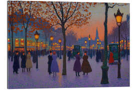 Galleritryck Evening Lights on the Boulevard