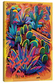 Canvas print Bright Desert Garden - Charles Harker