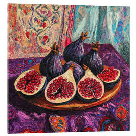 Quadro em acrílico Still life with figs