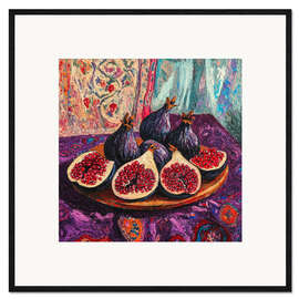 Framed art print Still life with figs