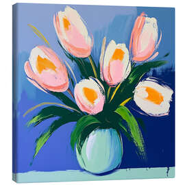 Lienzo Veil of the Luminous Tulips - DejaReve