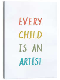 Canvas print Every Child Is An Artist - Marta Munte