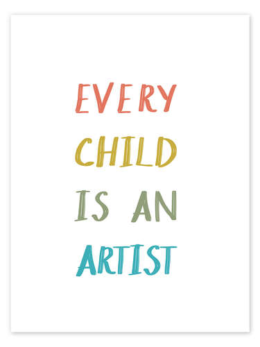 Póster Every Child Is An Artist