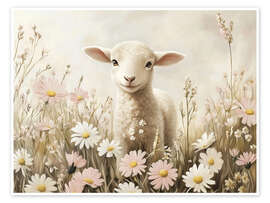 Poster Easter Lamb