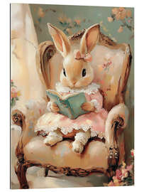 Galleriataulu Easter Bunny Reading Book