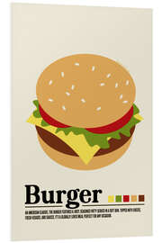 Hartschaumbild Burger