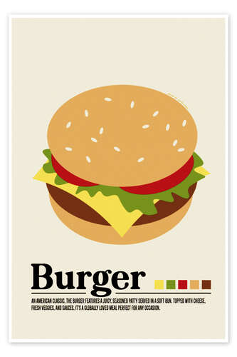 Plakat Burger