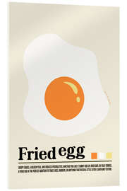 Akrylglastavla Fried egg - Jonas Loose