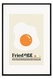 Gerahmter Kunstdruck Fried egg