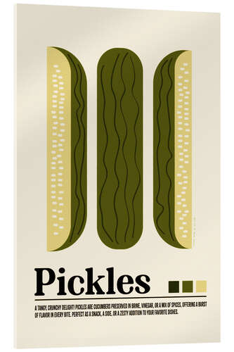 Akrylglastavla Pickles