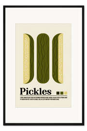 Gerahmter Kunstdruck Pickles