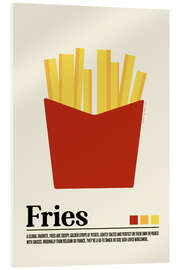 Akrylglastavla Fries - Jonas Loose