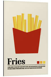 Aluminium print Fries