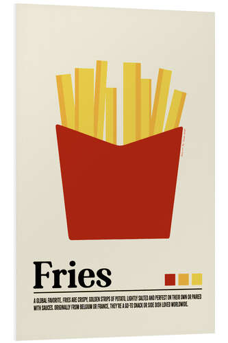 Foam board print Fries