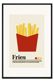 Gerahmter Kunstdruck Fries - Jonas Loose