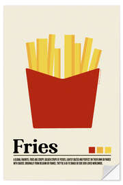 Naklejka na ścianę Fries