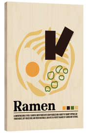 Tableau en bois Ramen - Jonas Loose