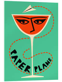 Acrylic print Paper Plane Cocktail - Fox &amp; Velvet